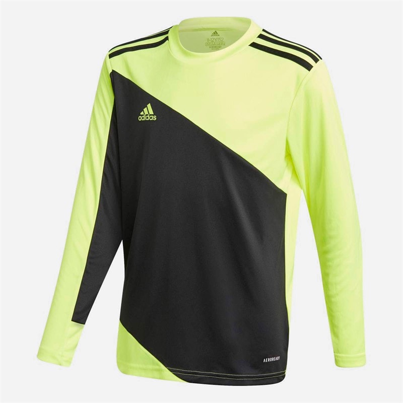 adidas Junior Junge Squadra 21 Torwart Trikot Team Solar Yellow/Schwarz