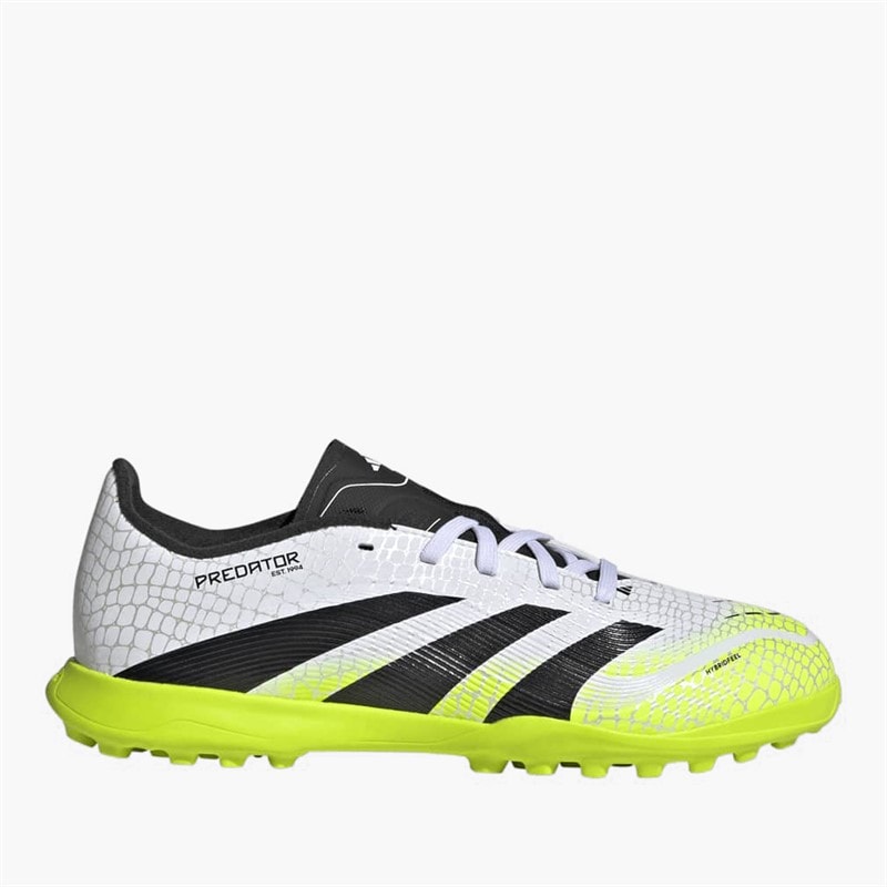 adidas Junior Predator League Radiant Blaze Pack TF Astro Fussballschuhe Cloud White/Core Black/Lucid Lemon