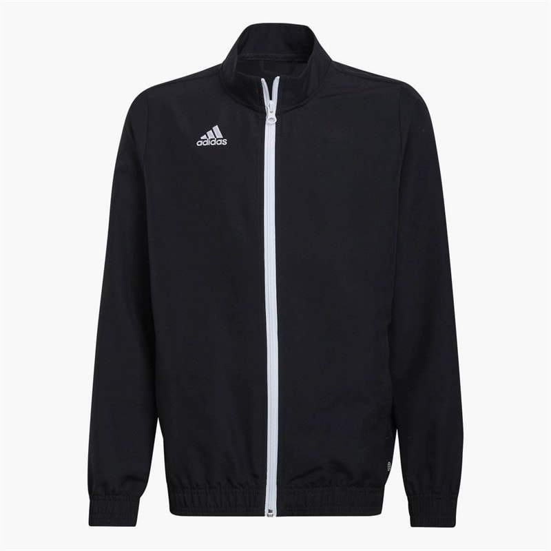 adidas Junior Junge Entrada 22 Präsentationsjacke Schwarz
