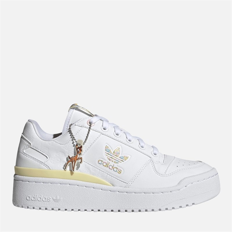 adidas Originals Dames X Disney Forum Bold Sneakers Cloud White/Silver Metallic/Core Black