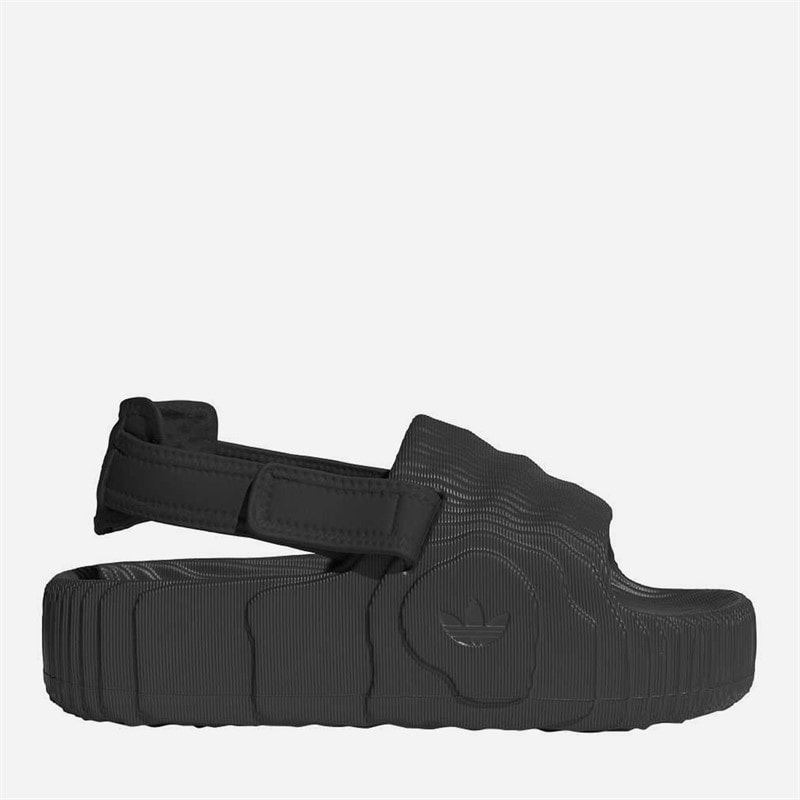 adidas Originals Damen Adilette 22 XLG Slides Core Black/Core Black/Core Black