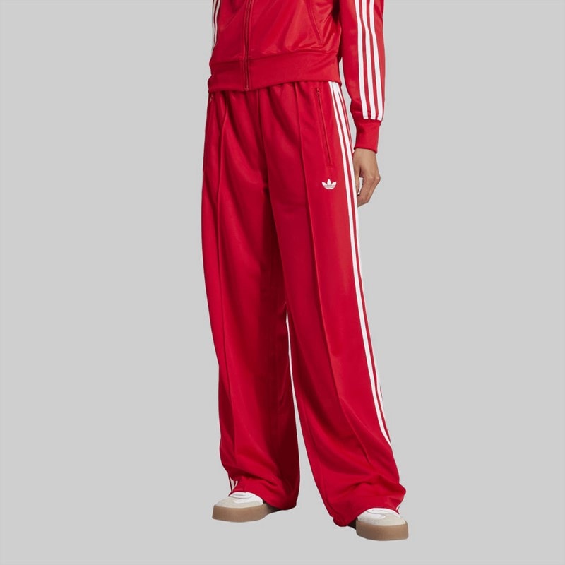 adidas Originals Damen Adicolor Classic Firebird Locker geschnittene Trainingshose Better Scarlet/Weiß