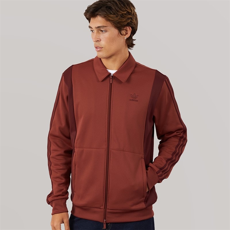 adidas Originals Heren Adicolor Paneel Track Top Pure Ruby/Shadow Red