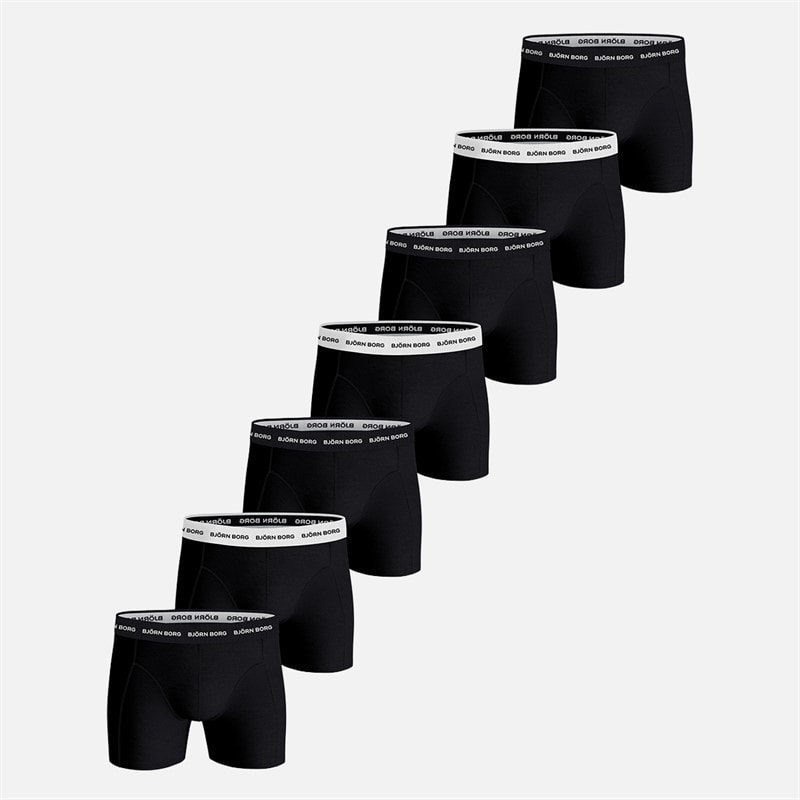 BJORN BORG Heren Zeven Pak Katoen Stretch Boxers Multipack 2