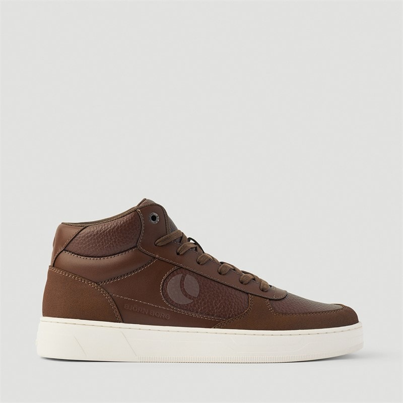 BJORN BORG Herren Challenger Mid Sneaker Cognac