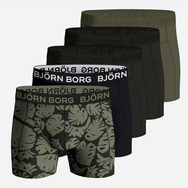 BJORN BORG lot de 5 boxers en coton stretch Homme Multipack 2