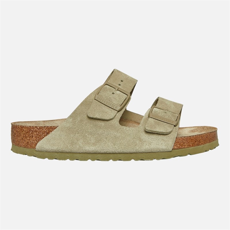 Birkenstock Arizona Dubbele Band Sandalen Faded Khaki
