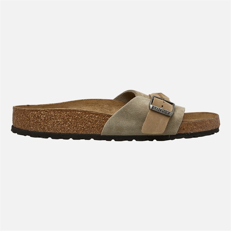 Birkenstock Dames Oita Gevlochten Band Slippers Taupe