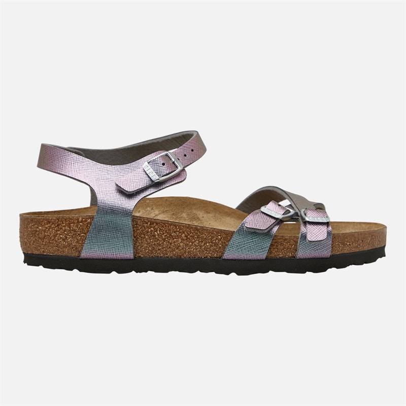 Birkenstock Junior Meisjes Kumba Enkelband Sandalen Iridescent Viola