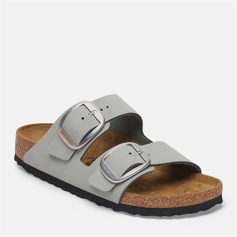 Birkenstock Dames Arizona Grote Gesp Dubbele Band Sandalen Pure Sage