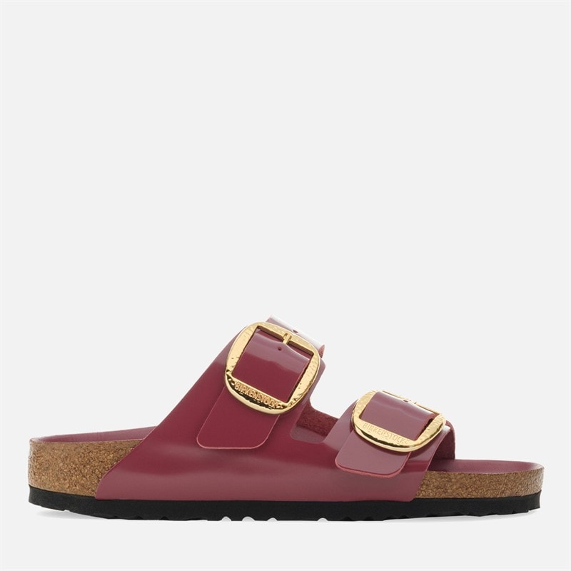 Birkenstock Sandales Arizona à Grosse Boucle Femme avec Double Brides Zinfandel à Haut Brillant