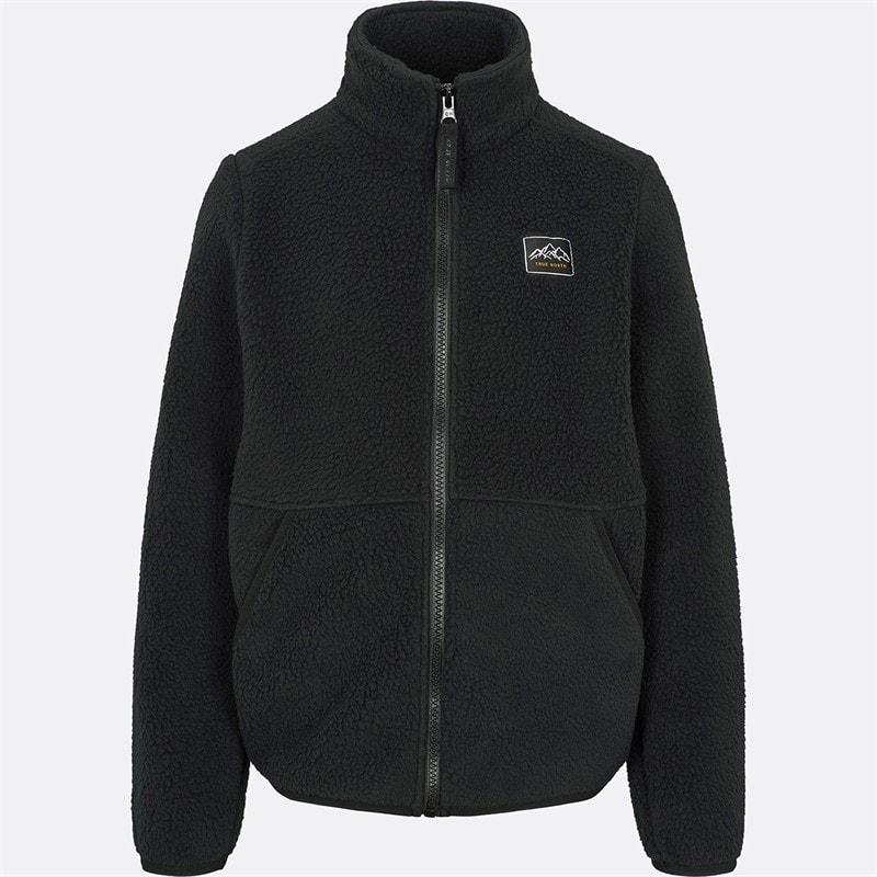 True North Kinderen Pile Jacket Zwart
