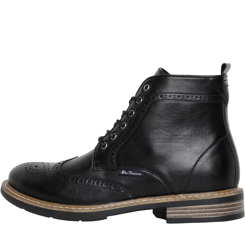 Ben Sherman Herenschoenen Templeton Brogue Zwart