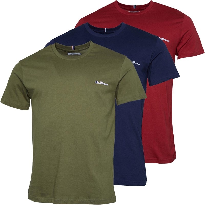 Ben Sherman Heren Otto T-shirts Kaki