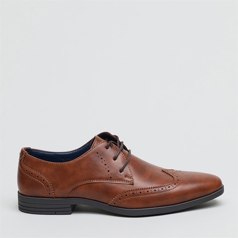 Ben Sherman Heren Clive Brogues Donkerbruin