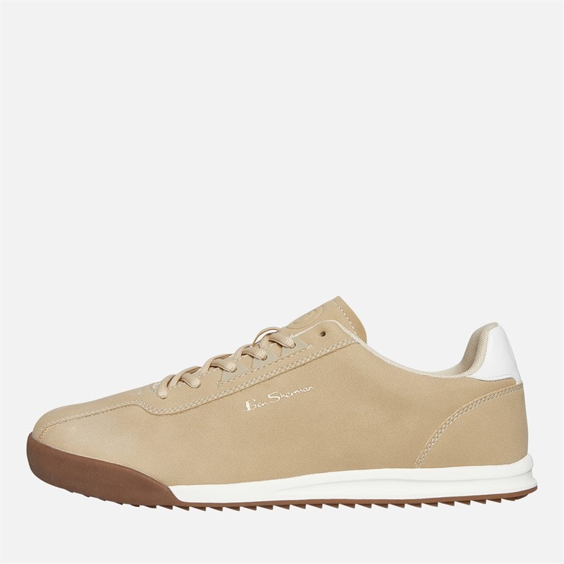 Ben Sherman Heren Terrace Talk Sneakers Stone