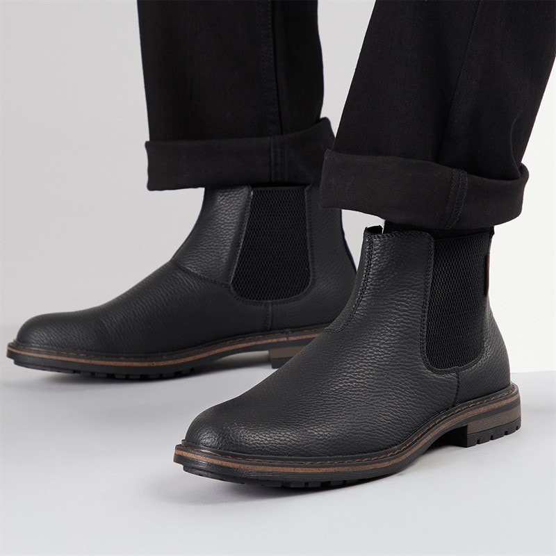 Ben Sherman Heren Vincent Chelsea Boots Zwart