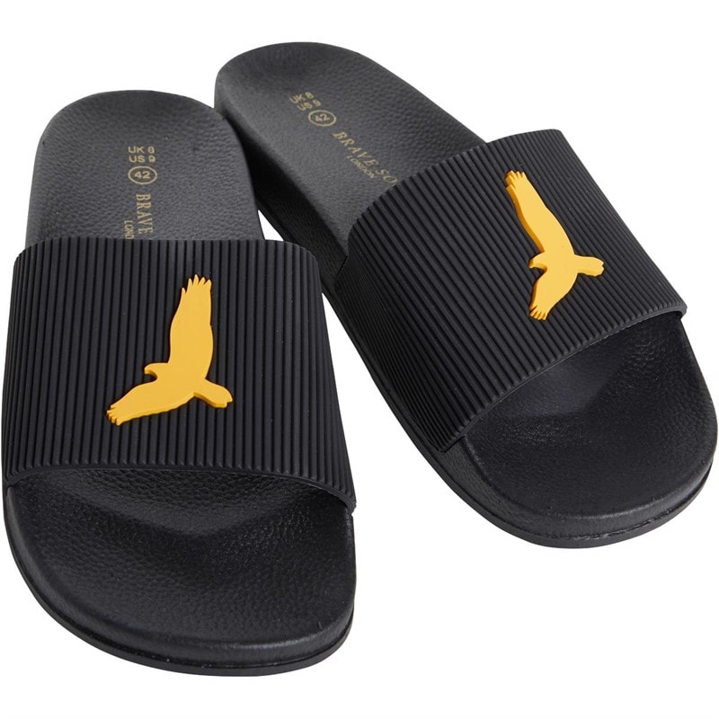 Brave Soul Slider Sandales Falcon Slides Homme Noir
