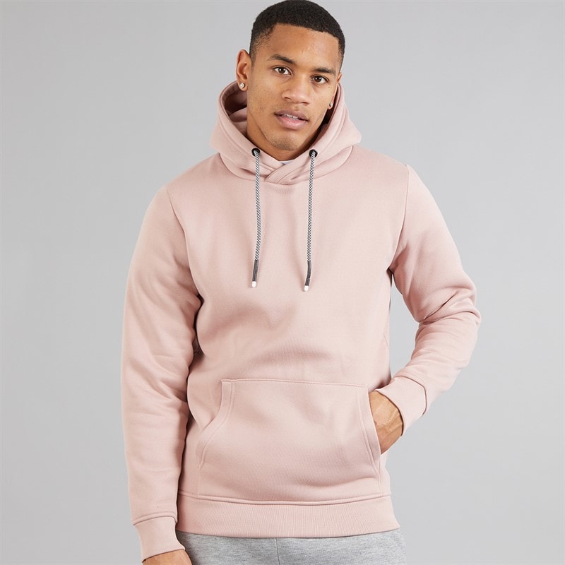 Brave Soul Herren Zoid Kapuzenpullover Altrosa