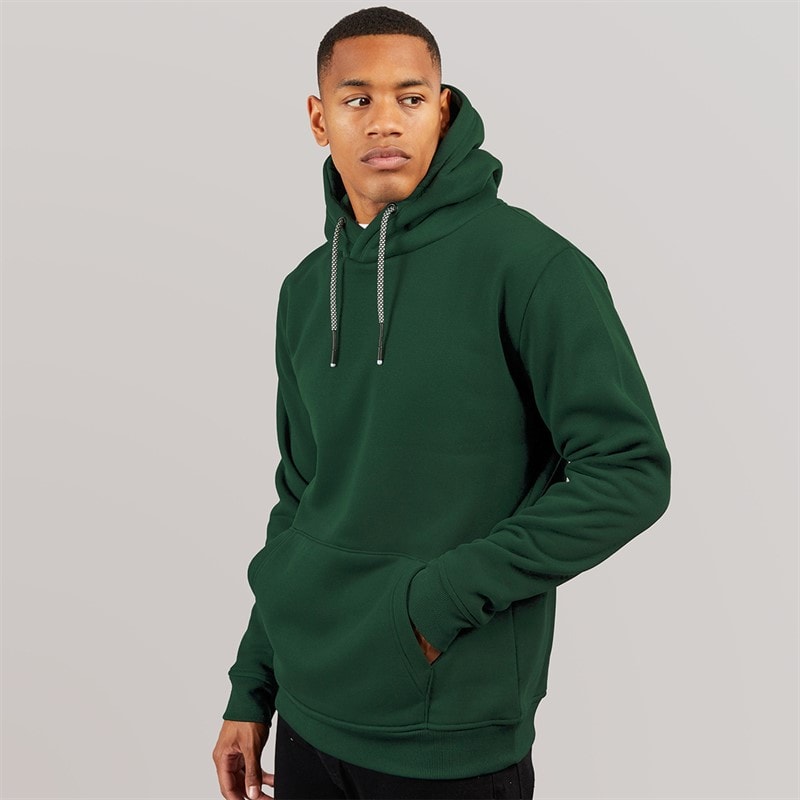 Brave Soul Herren Zoid Kapuzenpullover Jäger Grün