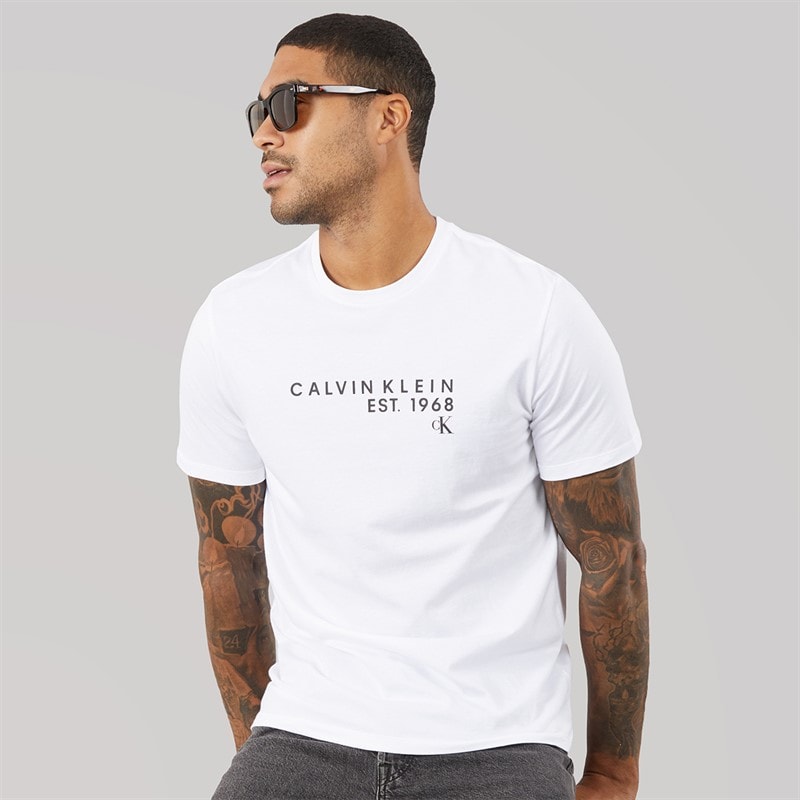 Calvin Klein T-shirt dla niego kolor White