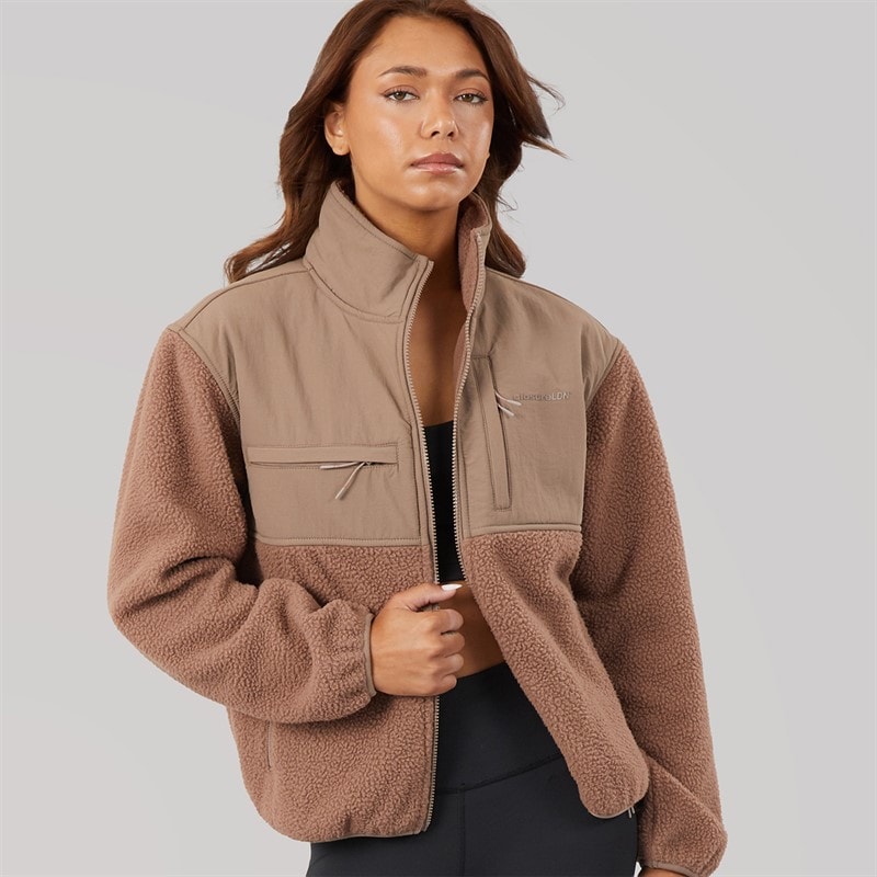 Closure London Veste technique en borg Femme Moka