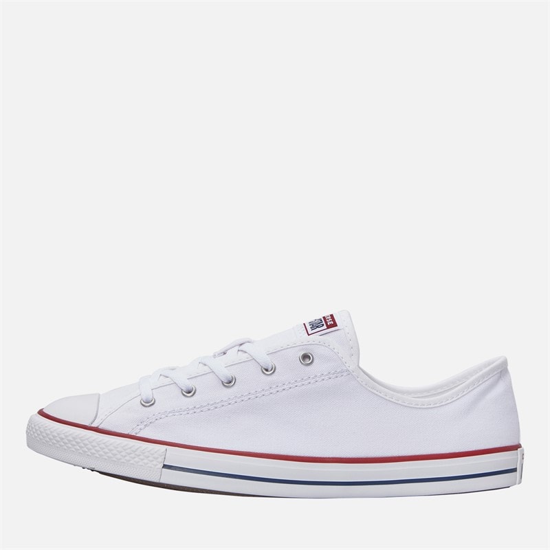 Converse Baskets Chuck Taylor All Star Dainty Canvas Femme Blanc/Rouge/Bleu