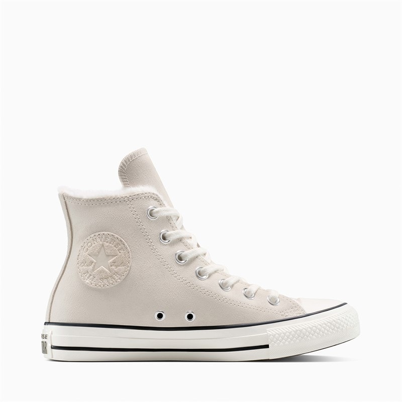 Converse Dames Chuck Taylor All Star Hi Cozy Suede Sneakers Light Dune/Egret/Egret