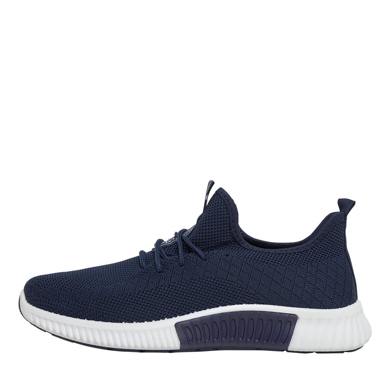 Crosshatch Heren Rideout CH Sneakers Marineblauw