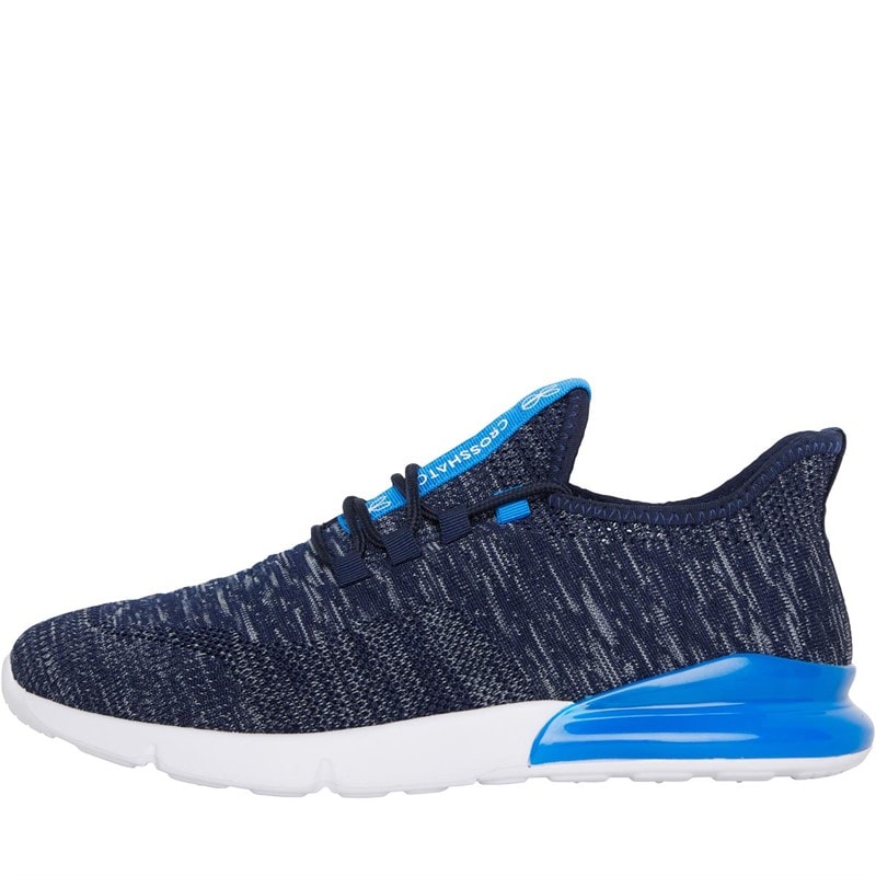 Crosshatch Herenschoenen Smitlay Trainers Navy/Blauw