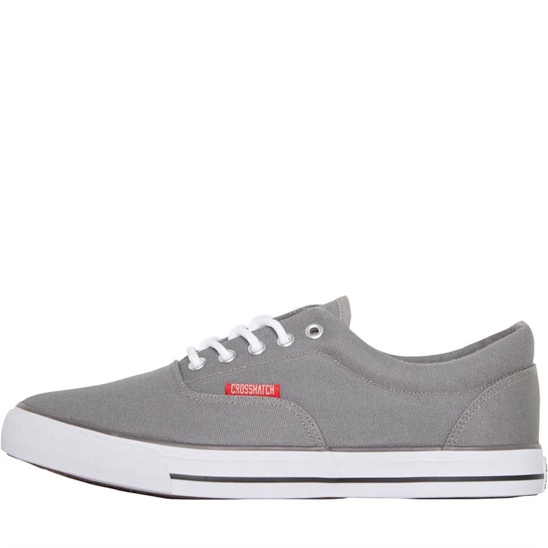 Crosshatch Heren Airwalk Canvas Pumps Grijs