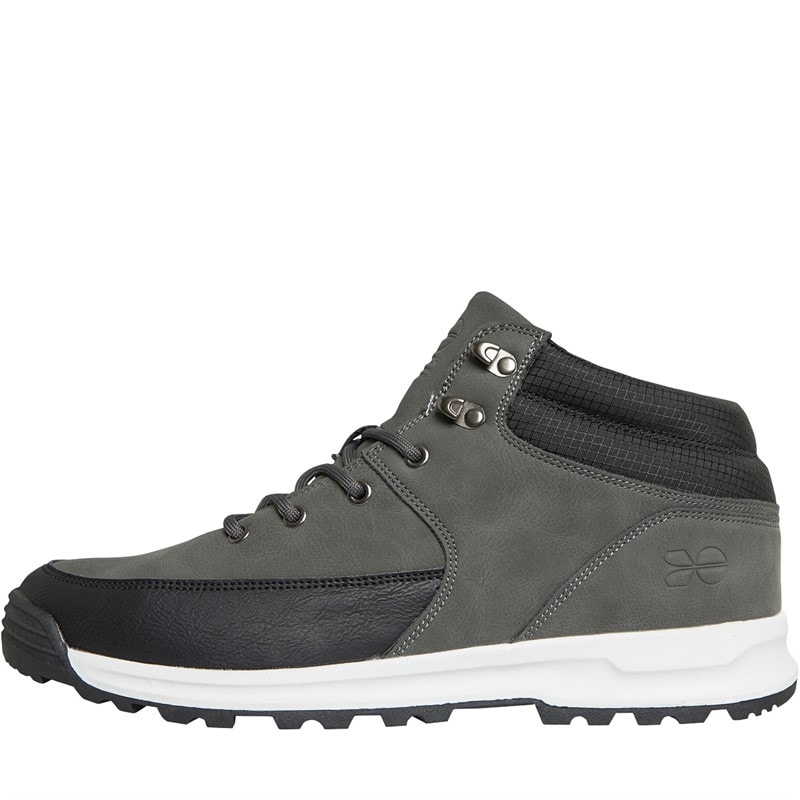 Crosshatch Heren Blissford Laarzen Grijs