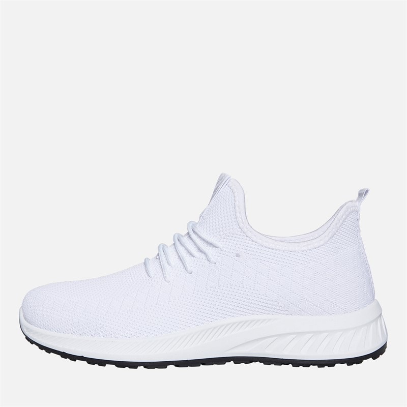 Crosshatch Heren Antioch Sneakers Wit