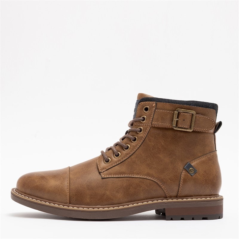 Deakins Werkschoenen Heren met gespsluiting Tan