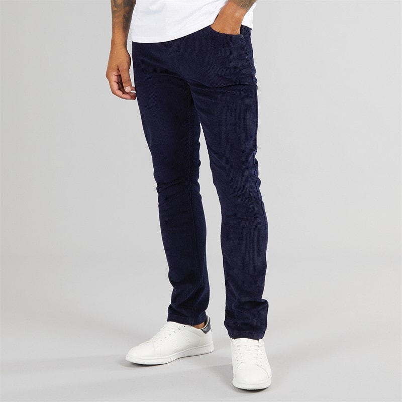 Duck and Cover Heren Cordsome Broek Marine