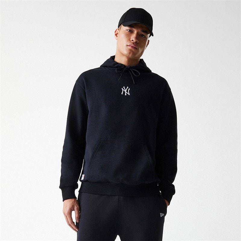 New Era Heren New York Yankees Hoodie Zwart