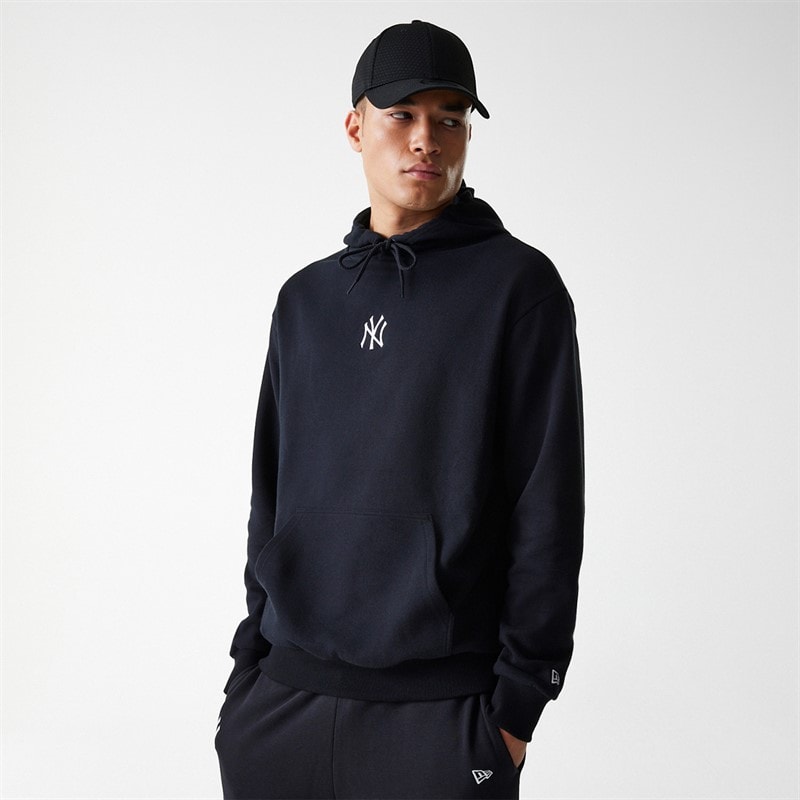 New Era Heren New York Yankees Hoodie Zwart