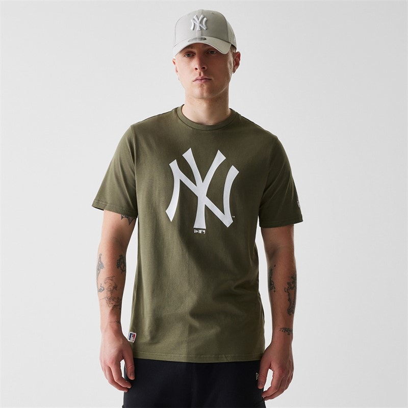 New Era Herren New York Yankees T Shirt Novwhi