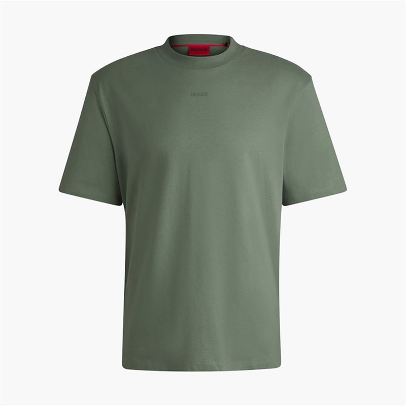 HUGO Heren Dapolino T-shirt Open Green