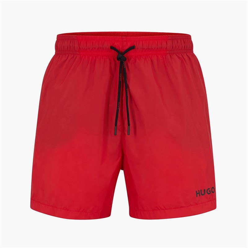 HUGO Shorts de bain Homme Haïti Rouge