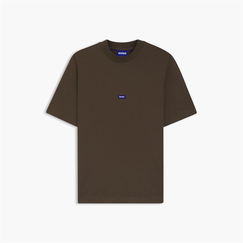 HUGO T-shirt Nieros Homme Dark Brown