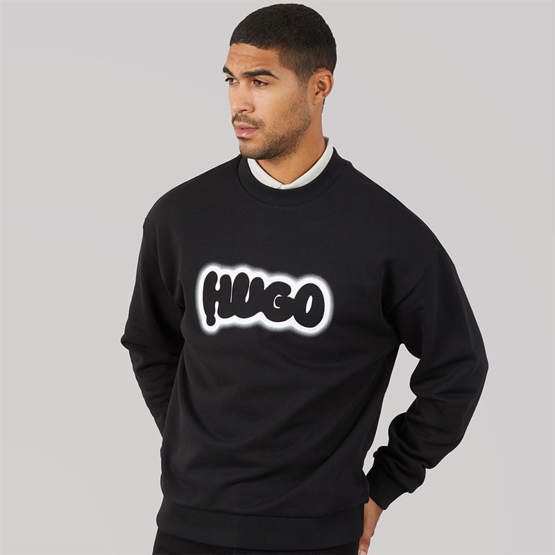 HUGO Newirex bluza dla niego kolor Black