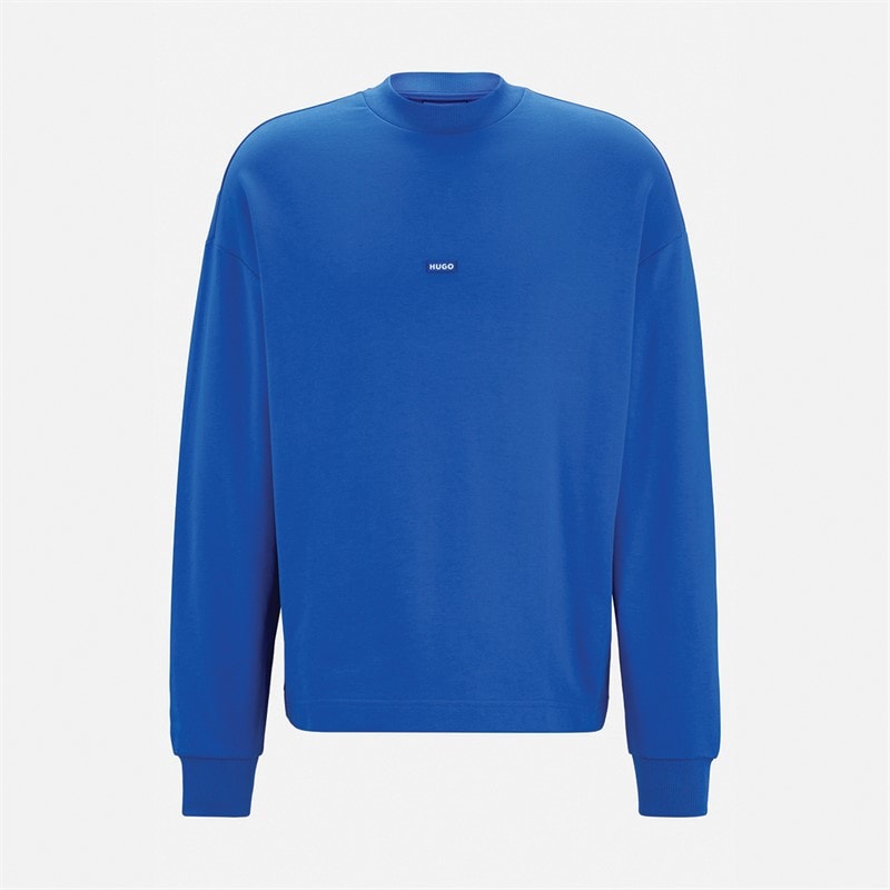 HUGO Herren Nedro Sweatshirt Open Blue