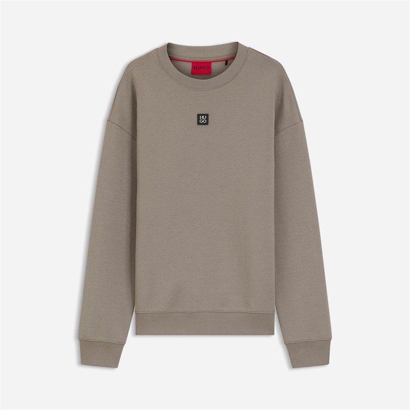 HUGO Sweatshirt Dettil Homme Pierre Brun Clair