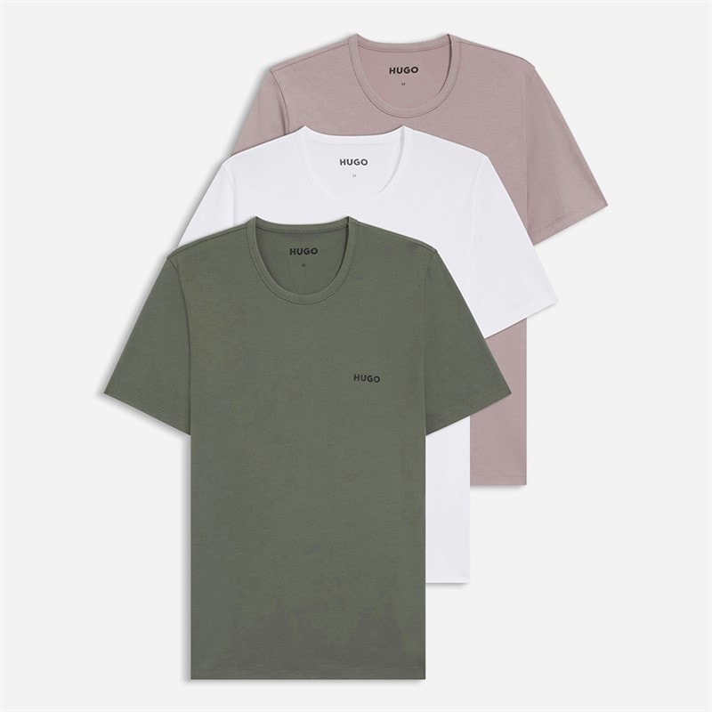 HUGO Herren 3er-Pack T Shirts Offene Sonstiges