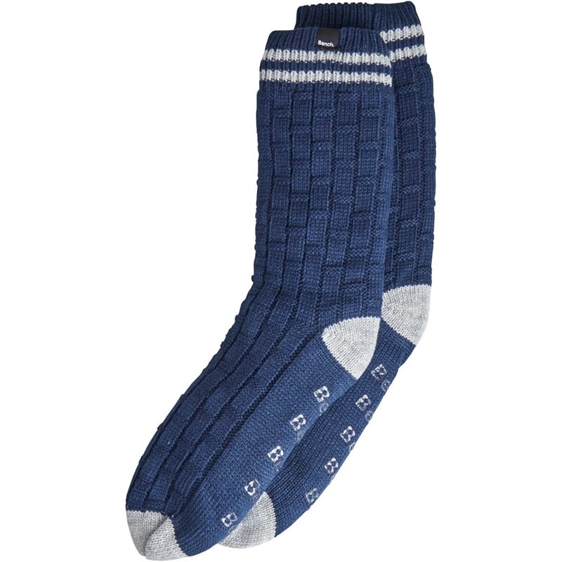 Bench Heren Brookdale Pantoffel Sokken Marineblauw