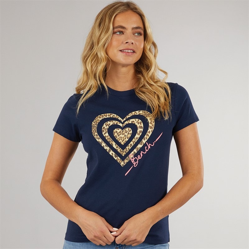 Bench T-shirt Wildheart Dames Marineblauw