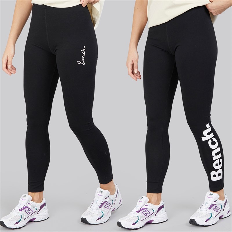 Bench Zwarte Leggings Zalana Set van 2 Dames