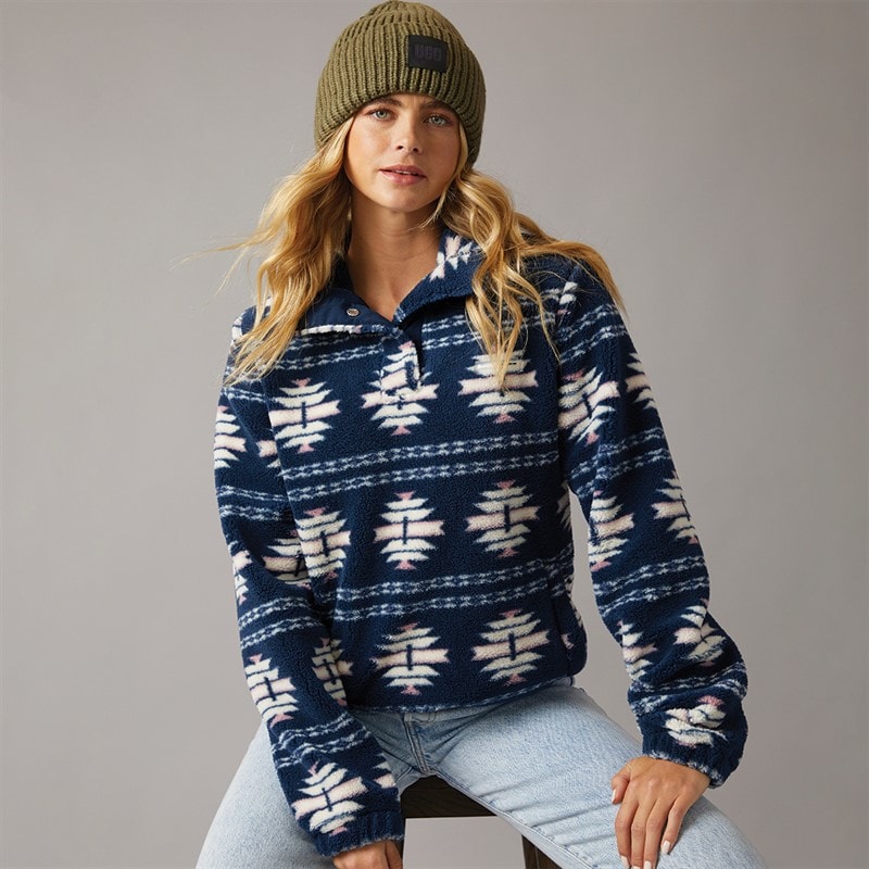 Bench Polaire Navo Borg Femme Marine