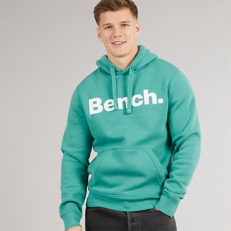 Bench Heren Skinner Spots Hoodie Teal